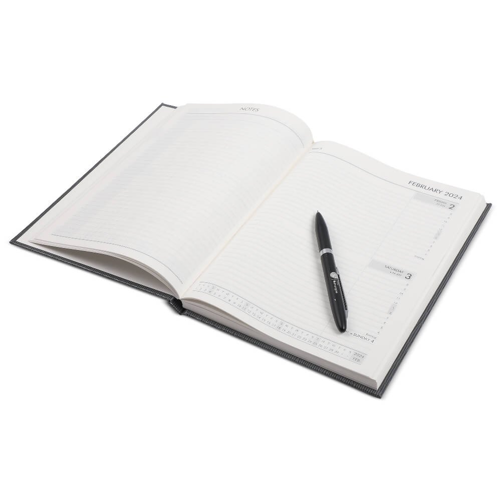 Royal Gold Foiling in a Tree Bark Texture Cover with Classy Styling - Image 3